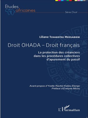 cover image of Droit OHADA - Droit français